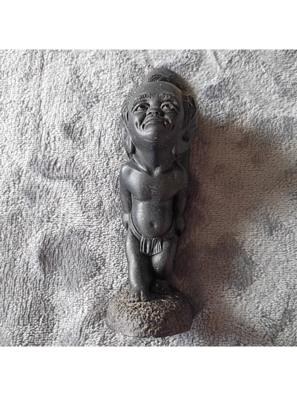 Tiki Figurine Statue Vintage CoCo Joes Hawaii 1960s Lava Sad Surfer #220